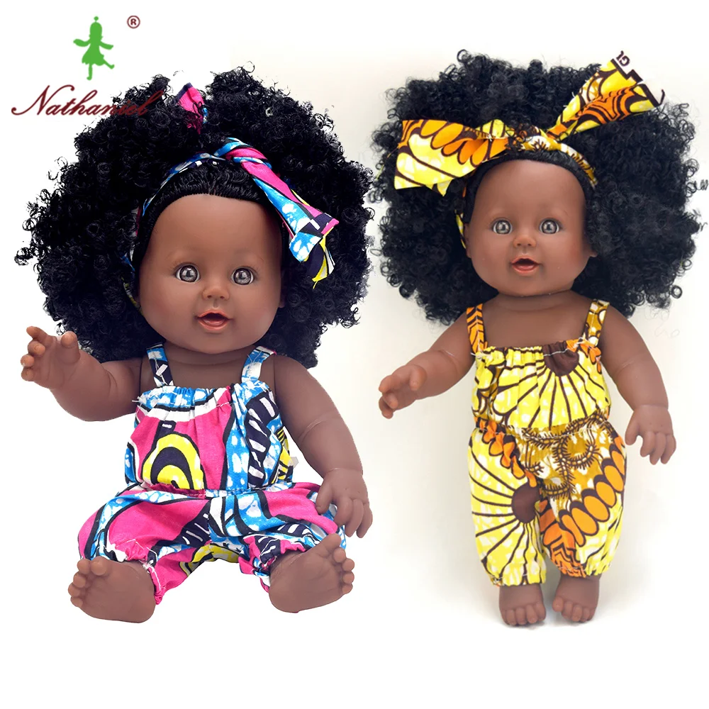 Кукла ростом 30 см/12 дюймов милая кукла-реборн из волос афро поп-кукла полностью