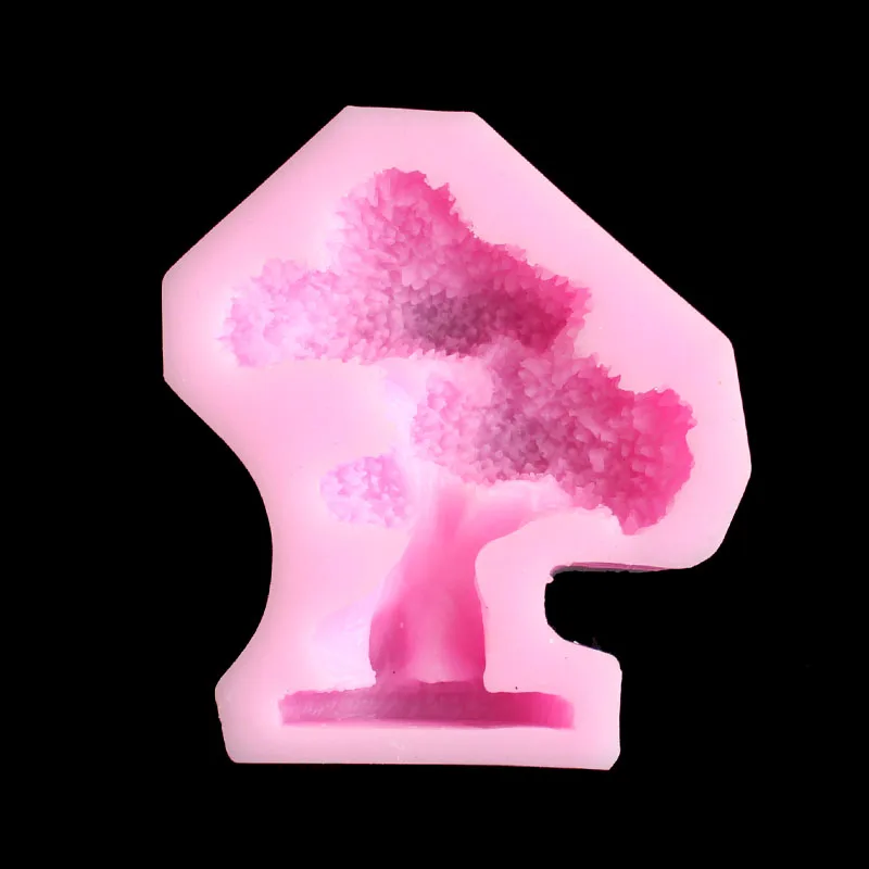 Pine Bonsai Silicone Mold Decoration Tool Chocolate Mold Cake, Gumpaste Mold, Aromatherapy Wax Clay Gypsum Mold, Sugarcraft, Kit