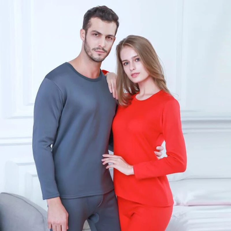 Новое поступление утепленный стильный комплект термобелья подштанники для