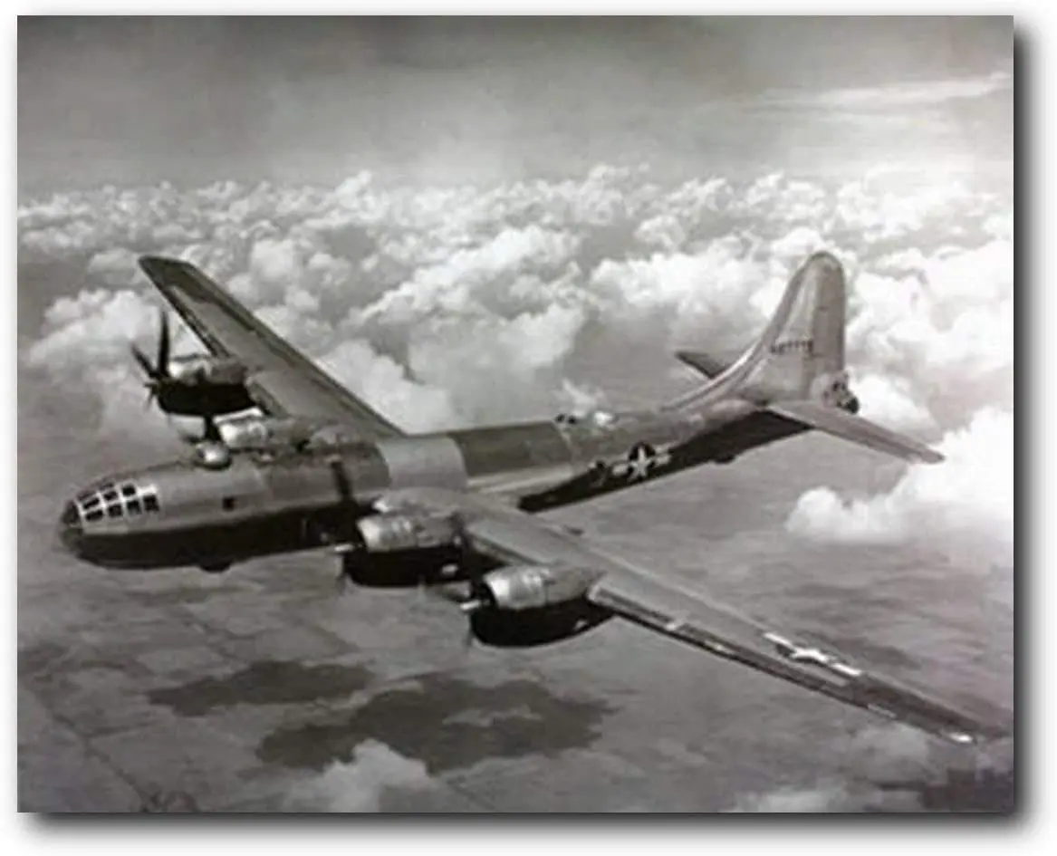 Самолет Настенный декор времен Второй мировой войны B 29 суперкрепость самолет