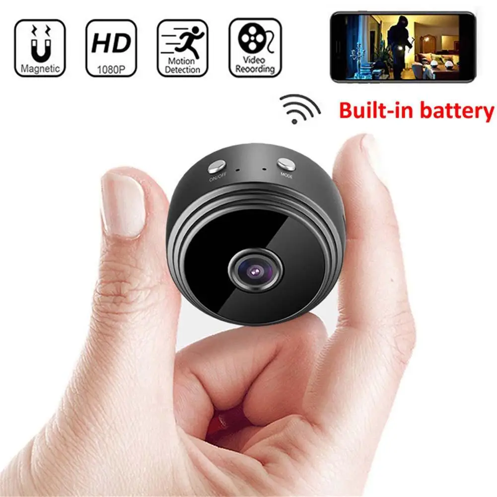 Мини WiFi смарт беспроводной 1080P HD Спорт инфракрасное ночное видение Обнаружение
