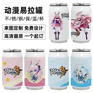Термос из нержавеющей стали аниме Honkai Impact 3, Вакуумная чашка сделай сам для косплея, игрушка в подарок, 350 мл