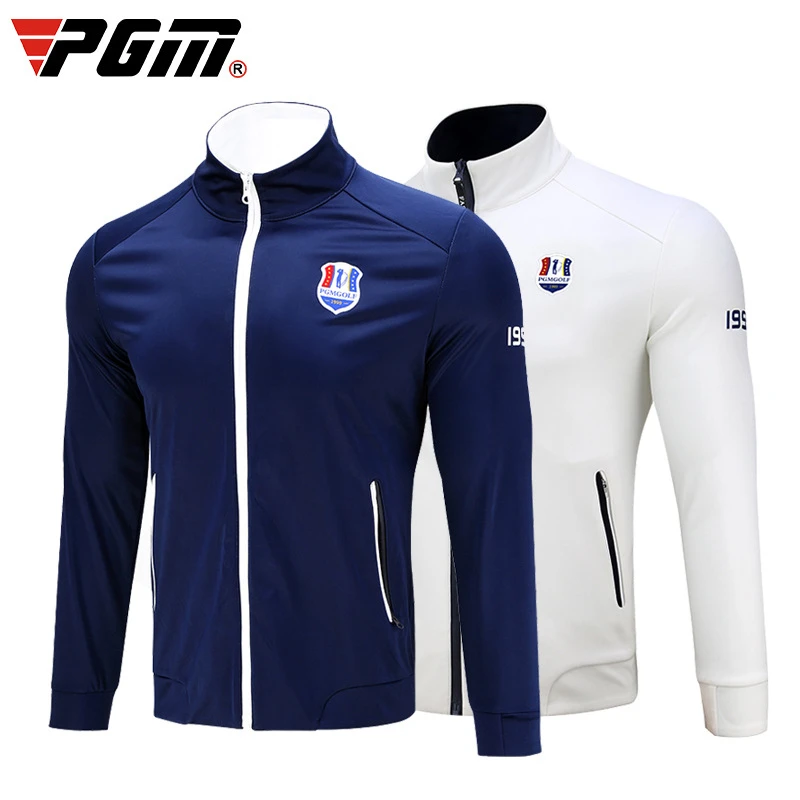 

Pgm мужская куртка для гольфа, водонепроницаемая теплая спортивная куртка для мужчин, ветровка, ветрозащитная куртка с длинным рукавом, одеж...