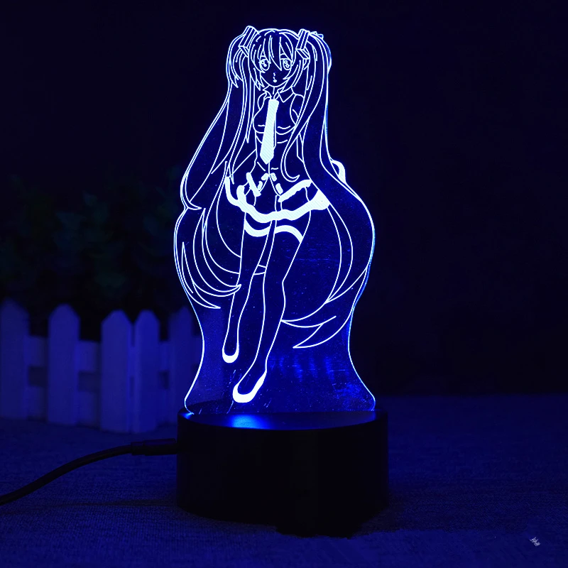 NewAnime Figure Sailor Moon Tsukino Usagi Warrior 3d Led Lamp Bedhome Manga Ninght Lights Room Lampara Dormitorio Model Toy | Игрушки и