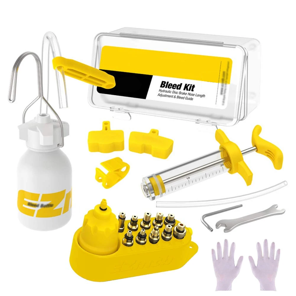 

Bicycle Bleed Kit Portable Brake Bleeder Repair Tools with Case for Bike Maintance Fluid Universal Set Bicycle Maintenance Tools