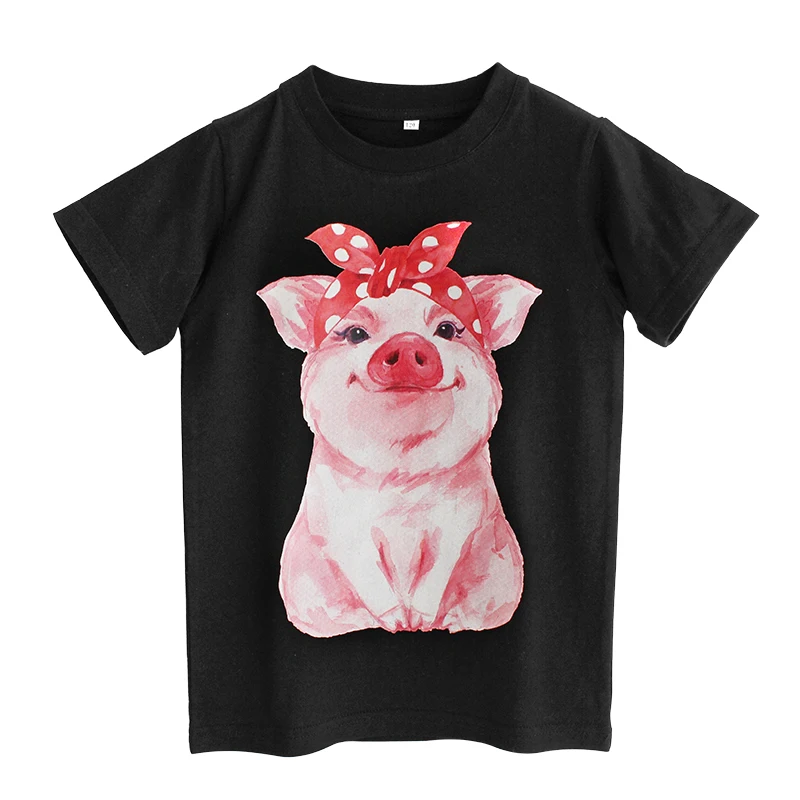 

2021 Summer Brand New Baby Girls T Shirts Kids Butterfly Cartoon T Shirts Children Floral Summer Tops for Girl Tshirt Girl