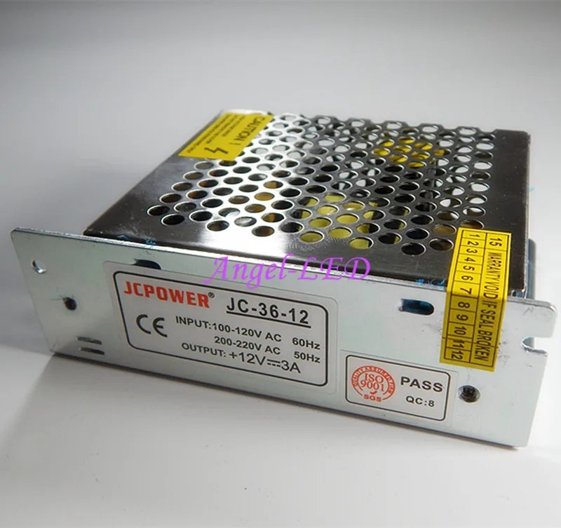 DC12V 1A/2A/3A/5A/6.5A/8.5A/10A/12.5A/16.5A/20A/25A/30A светодиодный выключатель питания для WS2811 5050 3528 3014