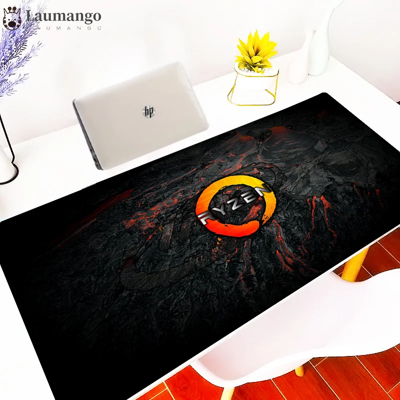 

RYZEN logo mouse pad kawaii gaming accessories notbook 80x30 computer speed mini pc gamer to keyboard desk mat 900x400 mousepad