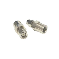 1pc new sma male plug to fme male plug rf coax adapter modem convertor connector straight nickelplated wholesale