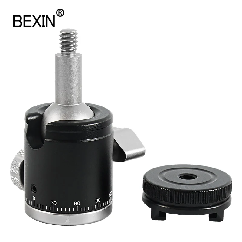 Мини шаровая Головка BEXIN монопод штатив головка 360 панорамная с горячим башмаком