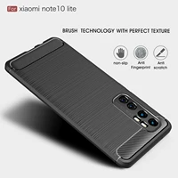luxury carbon fiber phone case for xiaomi redmi note 8 8t 8a 10 cc9 cc9e a3 9 pro lite shockproof softness protection back cover