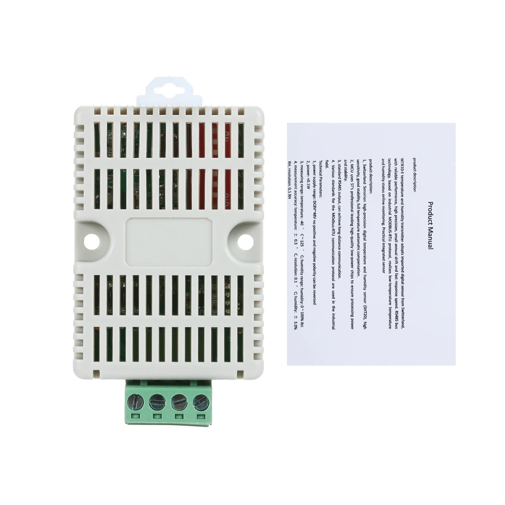 RS485 Temperature Humidity Transmitter Modbus-TRU Sensor Temperature-Humidity Sensors Monitoring | Инструменты