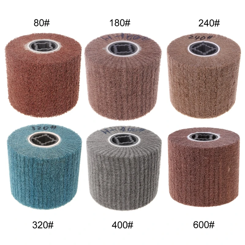

Deburring Abrasive Nylon Drawing Round Brush Polishing Grinding Buffing Wheel DropShipping