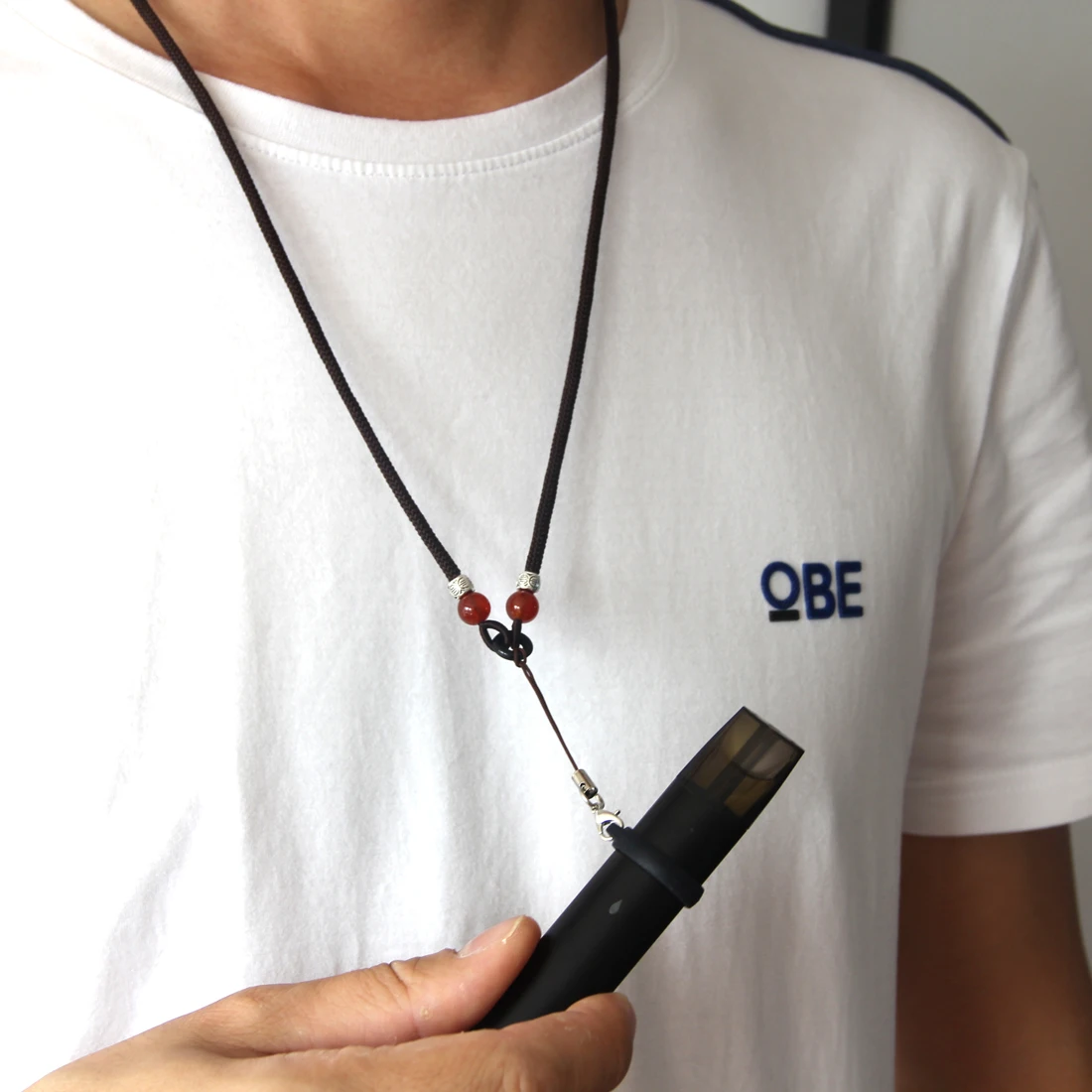 Универсальный силиконовый соединитель ожерелье из агата шнурок для вейпа