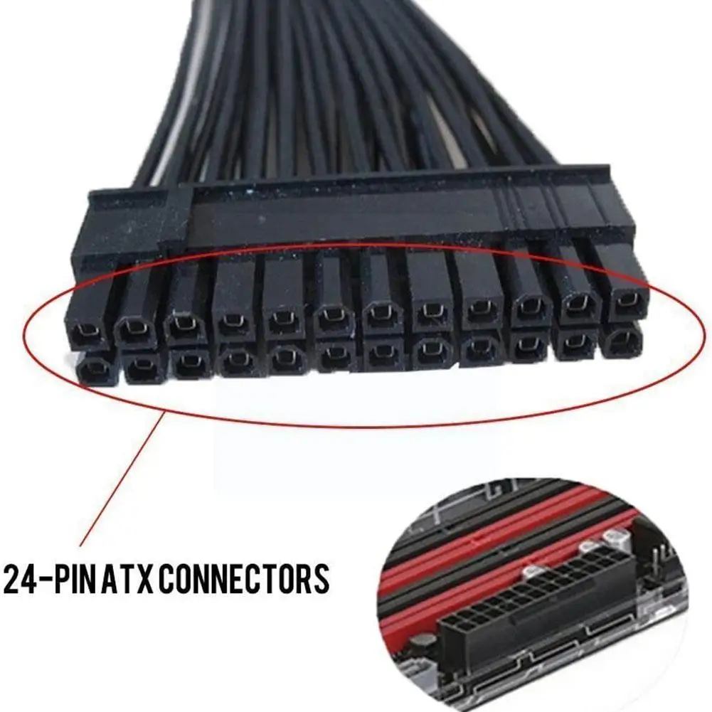 

24Pin Dual PSU Power Supply ATX Adapter Board PSU Extension Adapter Supply Secondary Power Cable Splitter Sata Pcb