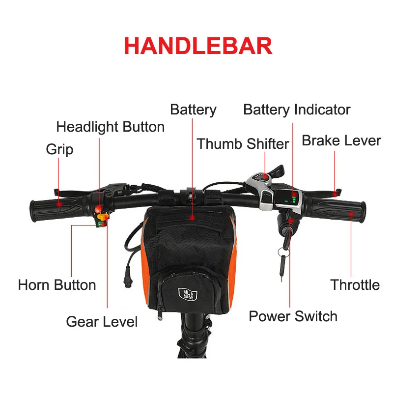QF600 20&quot Folding Ebike 48V 12Ah/18Ah Battery Aluminum Frame Electric Bike Foldable Pedal Disc Brake Bicycle | Спорт и