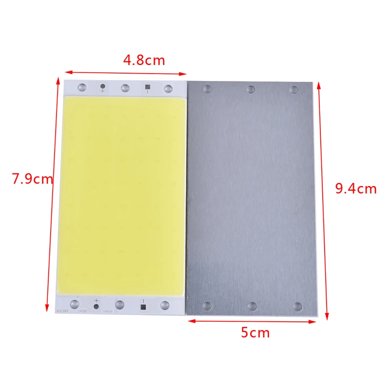 

1pcs COB LED Panel Light 94x50MM Ultra Bright Strip Lamp 10W COB Board LED Lamp 2 Colors