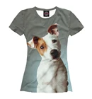 Футболка женская Jack Russell Terrier (животные)