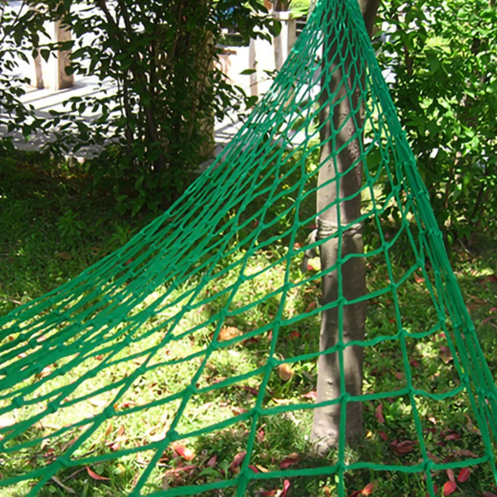 

Portable Nylon Mesh Hammock Net Sleeping Bed For Outdoor Patio Porch Garden Travel Camping Blue Green Red