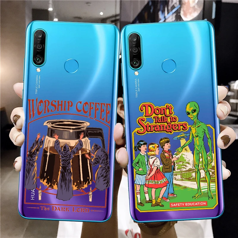 Винтажный Мягкий чехол из ТПУ с изображением героев мультфильма Хэллоуин сатана