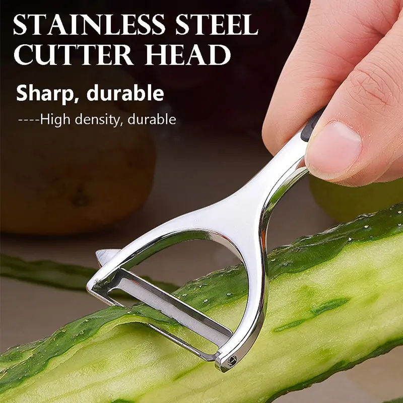 

Fruit Vegetable Peeler Stainless Steel Cutter Head Sharp Grater Peeled Butter Melon Planer Durable Handy Kitchen Food Clean Tool