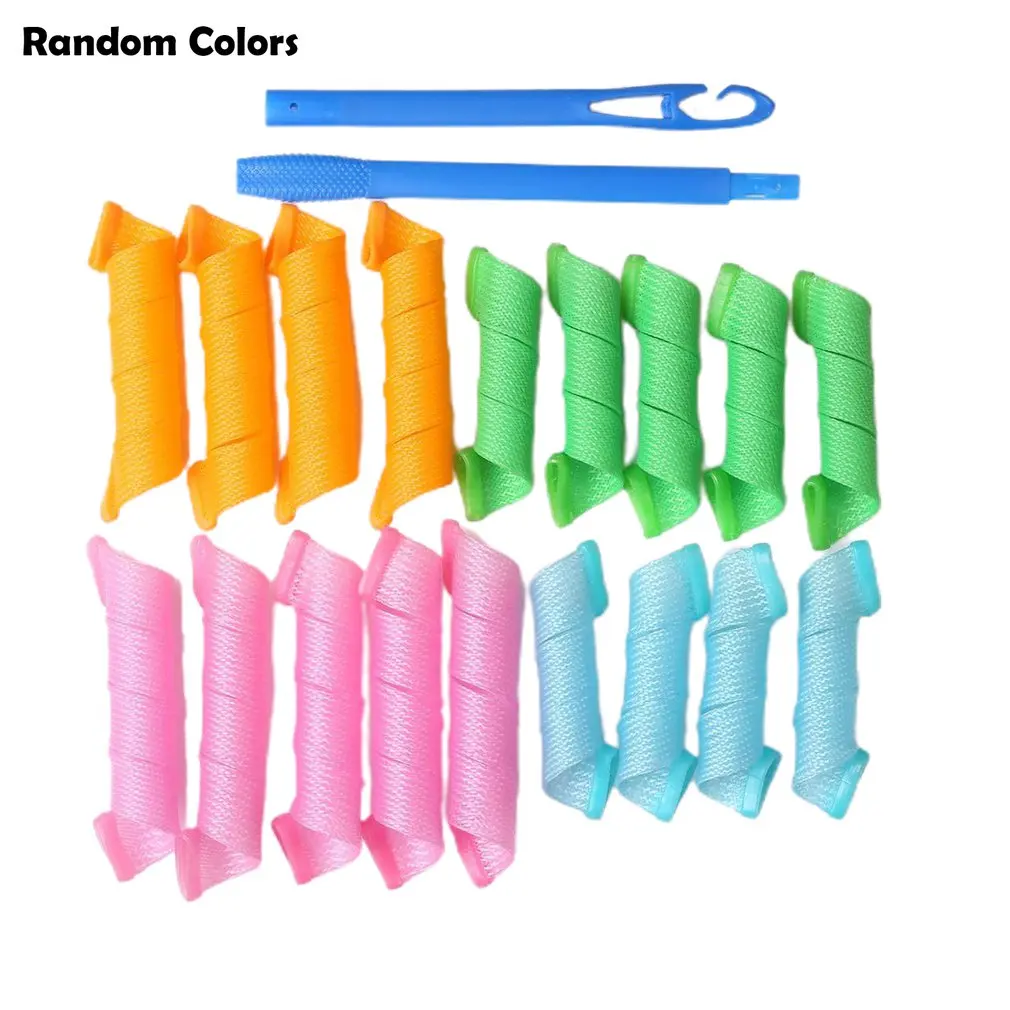 

18PCS DIY Magic Hair Curler 15/25CM Portable Hairstyle Roller Sticks Durable Beauty Makeup Curling Hair Styling Tools Home Care