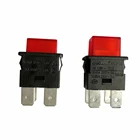 2 шт. SOKEN PS23-16 самоблокирующийся красный кнопочные выключатели 4 Пина 16A розеток кнопочный переключатель с светодиодный для пылесоса