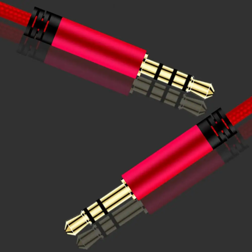 

Audio Cable Stable Transmission Anti-interference Built-in MIC 3.5mm Plug Play Male Audio Wire For Samsung Galaxy iPhone iPad