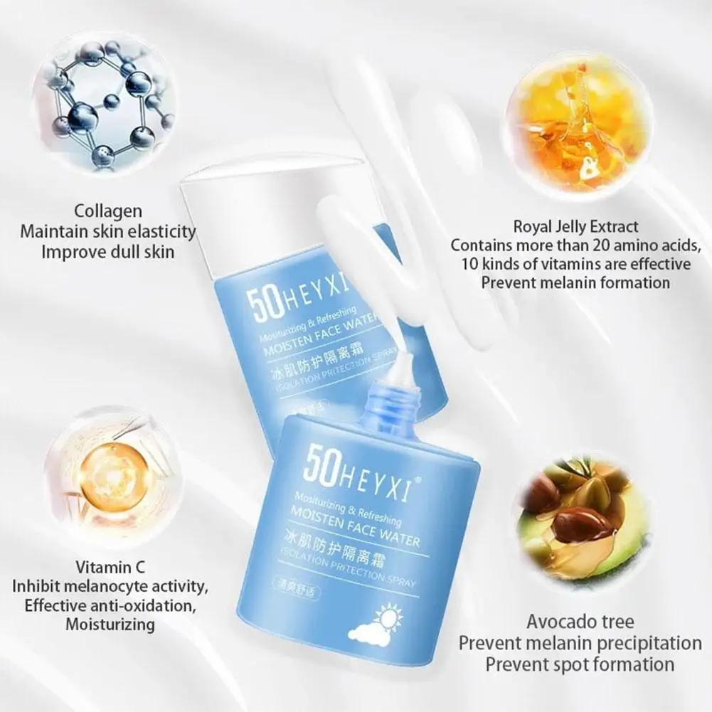 

1Pcs Sunscreen Whitening Sun Cream Anti-Aging Oil Control Moisturizing SPF Sunburn Sweat-Proof Prevent 50 Waterproof 2021 Q6R2