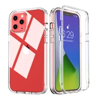 iphone 11 promax 12 x xr xsmax 8 7 plus se frontback 360 degree full body screen protector transparent case colorful tpu bumper