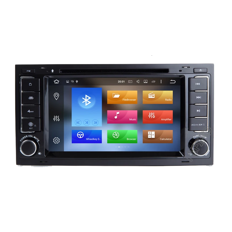 DSP 2 Din 7 ''Android 10 IPS автомобильный DVD плеер GPS навигатор для VW/Volkswagen/Touareg/Transporter T5 с