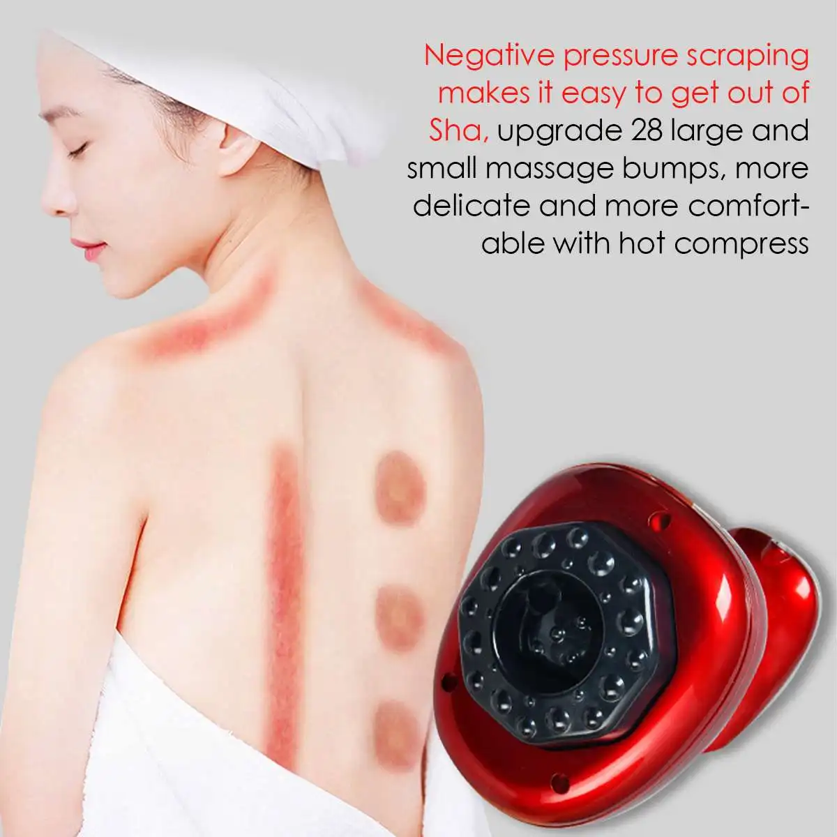 

Electric Scraping Cupping Body Massager Guasha Scraping Pump Suction Massage Body Cans Fat Burner Slimming Therapy Machine