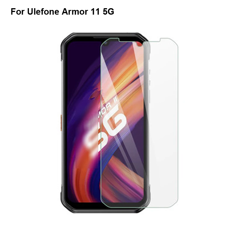 

1PC For Ulefone Armor 11 5G Glass Tempered Cover Tempered Glass Film Armor11 Protection Screen Protector Protective Film