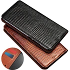 Чехол-кобура из натуральной кожи с отделением для карт и изображением ящерицы, чехол для OPPO Realme Narzo 30 5GOPPO Realme C25, чехол для телефона с магнитным замком