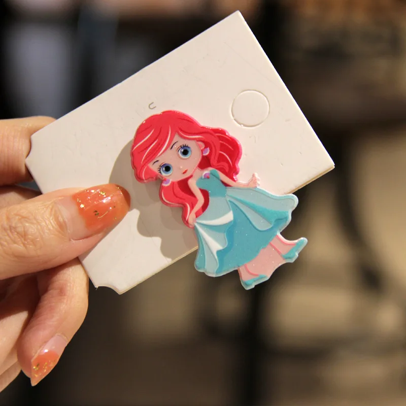 10 Pack Snow White Elf Princess Super Cute Hair Clip Bangs Duckbill Children Accessories | Тематическая одежда и униформа