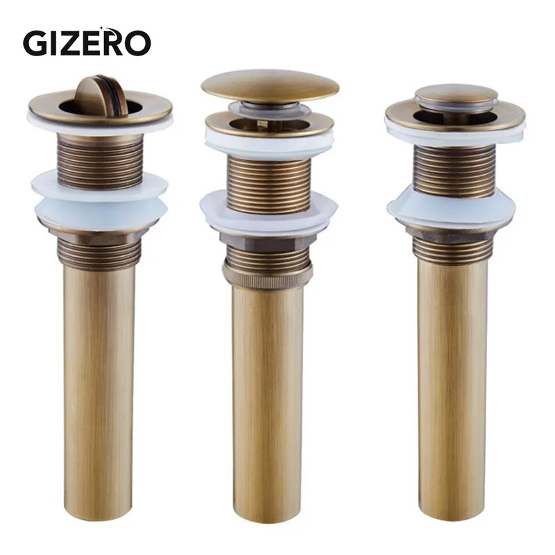 Аксессуары для ванной комнаты раковина Выдвижная сливная антикварная отделка