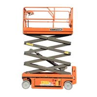qiyun official hydraulic electric self propelled scissor lift battery for indoor or outdoor aerial working platform with iso ce