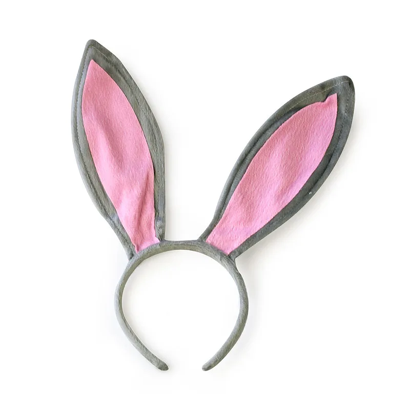 bunny ear 1 Дети взрослые Косплей Животное ухо оголовье пчела Шрек Медведь Корова Зебра мышь Обезьяна и лягушка Тигр Леопард лягушка день рождения - Цвет: bunny ear 1