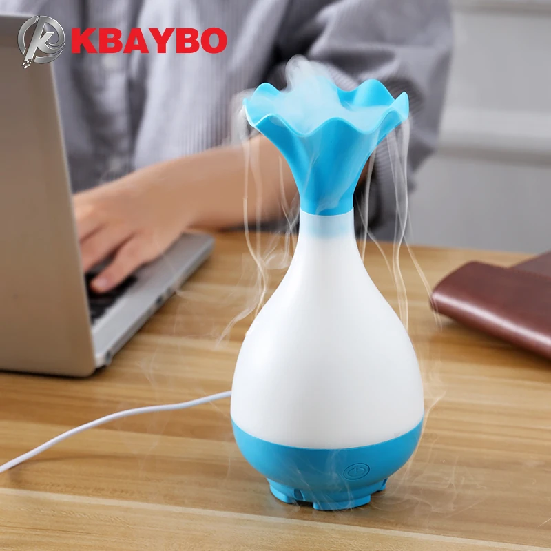 

USB Air Humidifier Ultrasonic Aromatherapy Essential Oil Aroma Diffuser with LED Night Light Mist Purifier