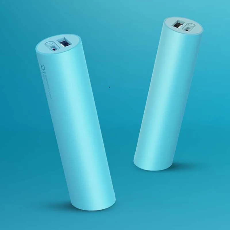 Оригинал ZMI Mini power Bank 3000 мАч Перезаряжаемый 18650 Внешний аккумулятор Мини bank