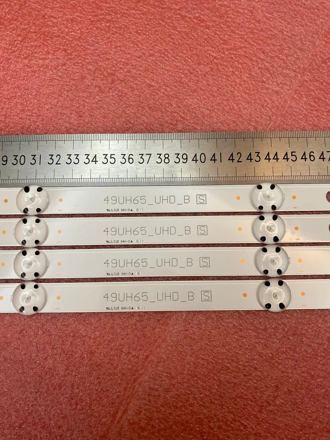 Партиями по 5 комплектов = 40 шт. светодиодный подсветка полосы для LG 49UH652V 49UH650V