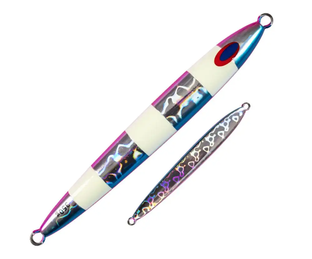 1 шт. приманка для Глубоководной Рыбалки светящаяся Зебра медленное джиг ложка