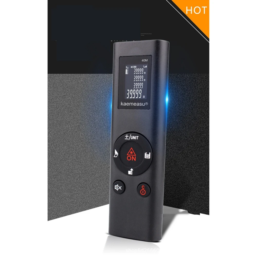 Лазерный дальномер Smart Digital Портативный USB Перезаряжаемые Мини Ручной 40MLCD