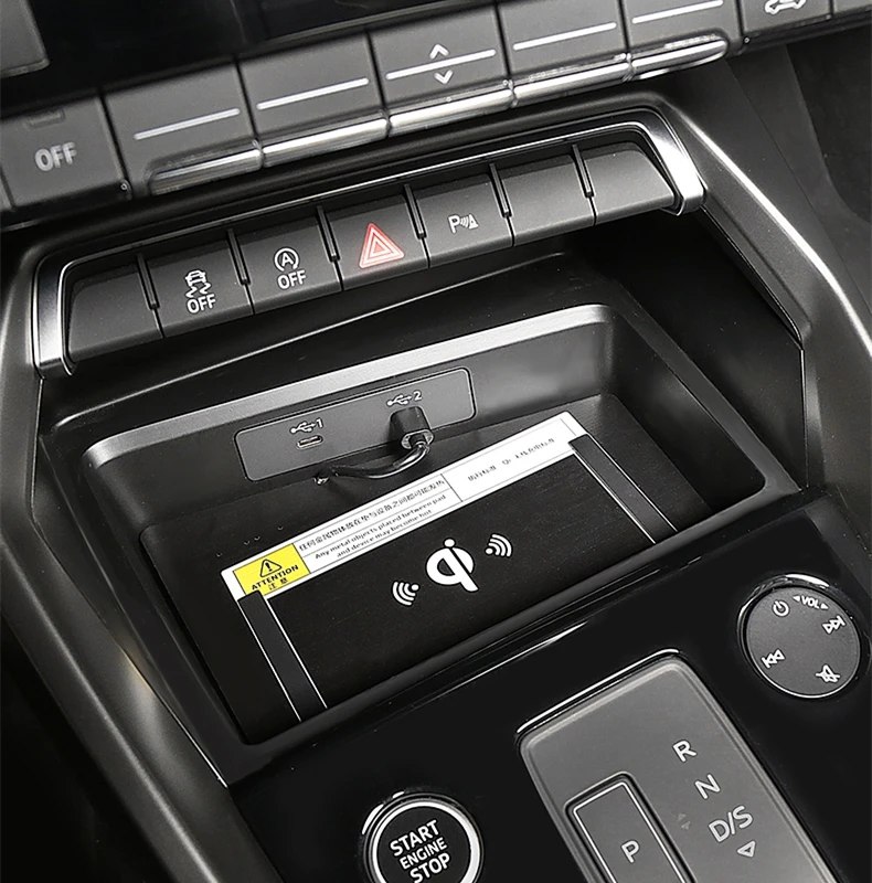 car accessories fit for audi a3 s3 8y 2021 sportback sedan mobile phone 15w qi wireless charger adapter fast charging holder free global shipping