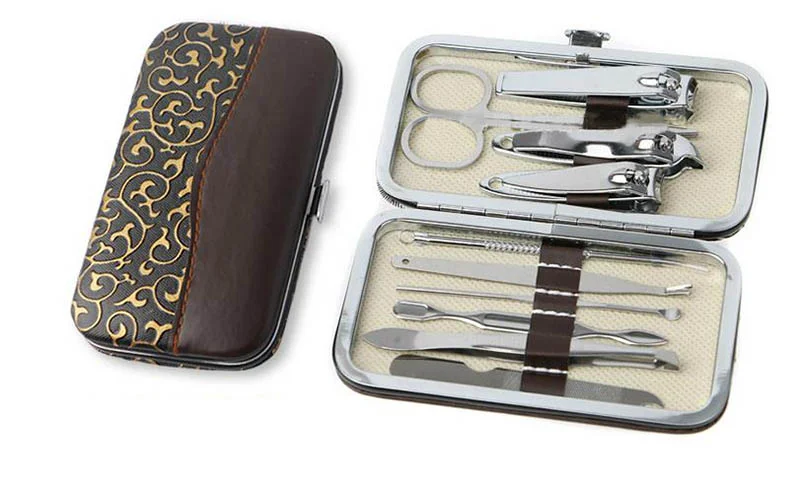 10 шт./1 набор профессиональных углеродов Сталь маникюрный для ногтей Цвет