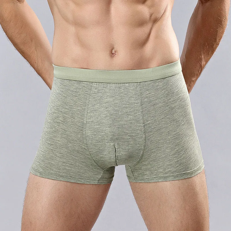3 Pieces/Set Men Underwear Cotton Men's Boxer Breathable High Quality Large Size Comfortable Elastic Shorts for Male | Мужская