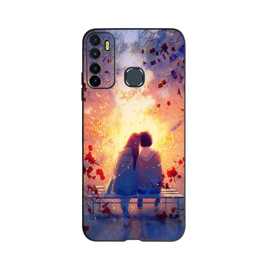 Чехол-накладка для Infinix Hot9 Hot 9 X655 силиконовый мягкий ТПУ Note 7 Lite X656 чехол телефона s
