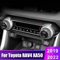 car air conditioning knobs control panel fan speed button cover for toyota rav4 xa50 2019 2020 2021 2022 rav 4 xa 50 accessories