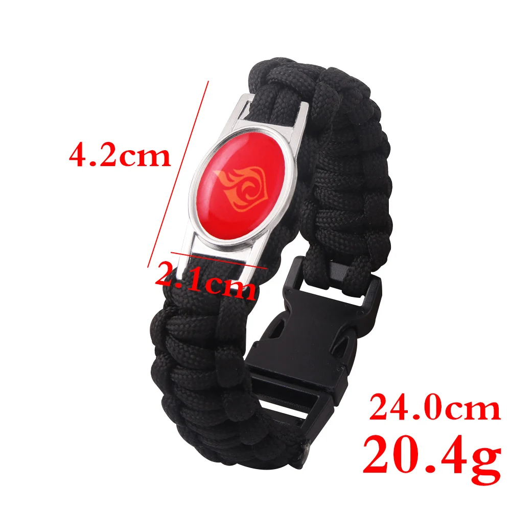 Браслет Genshin Impact Vision Eye of God 7 элементов Fire Water Wind Thunder Grass Ice Rock браслет с бусинами