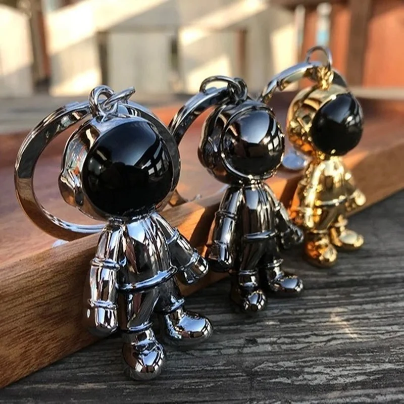 

Spaceman creative custom birthday gift boys car keychain chain backpack pendant male trendy high-end ornaments